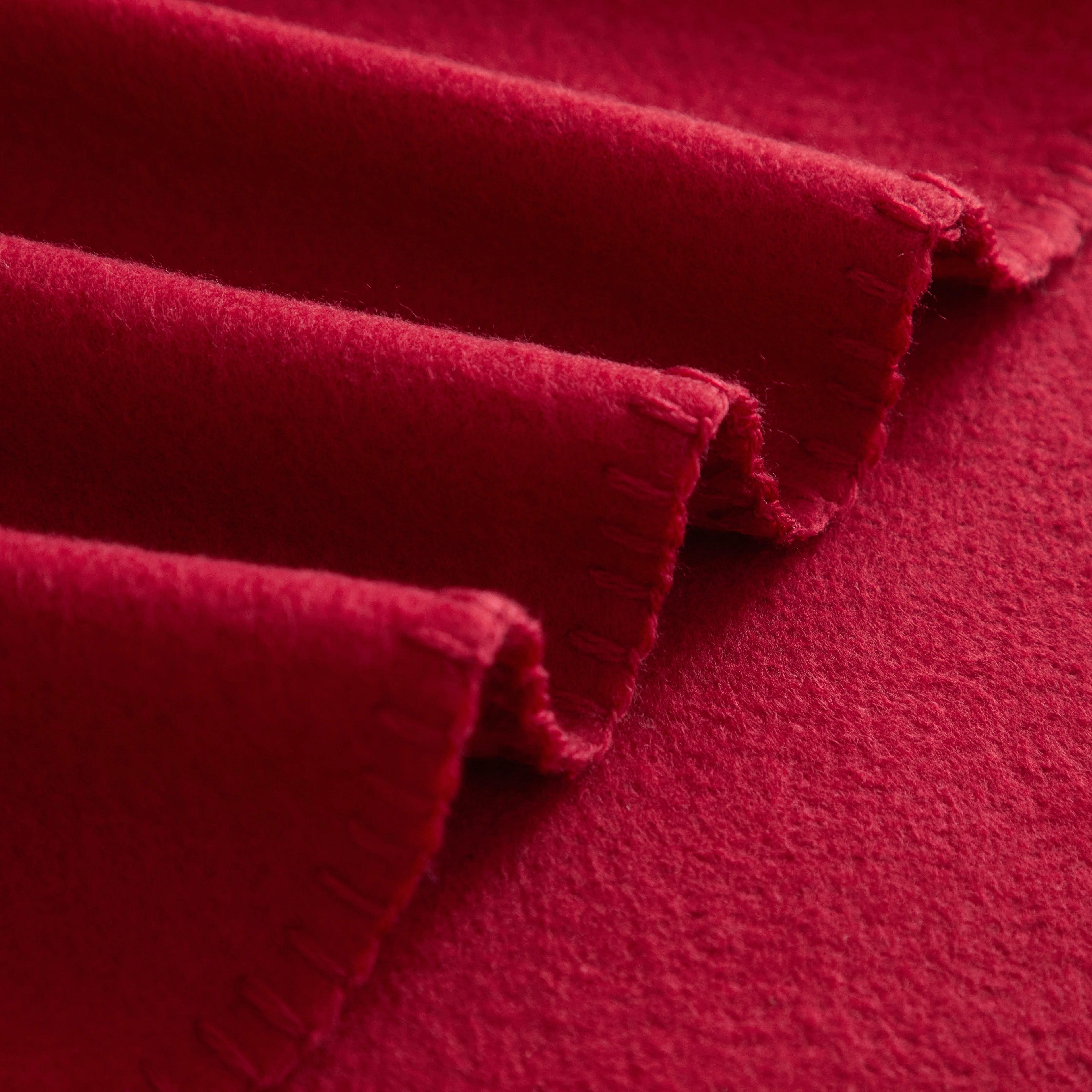 Red Plush Throw Blanket 50" x 60" F705643