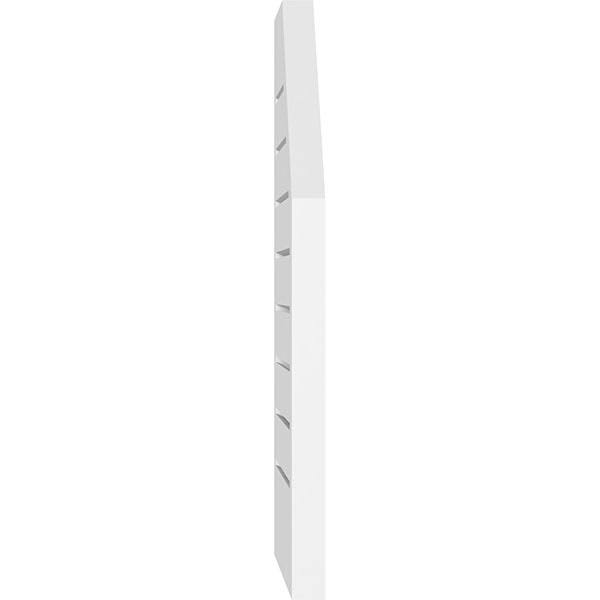 Octagonal Surface Mount PVC Gable Vent with Brickmoul S459500