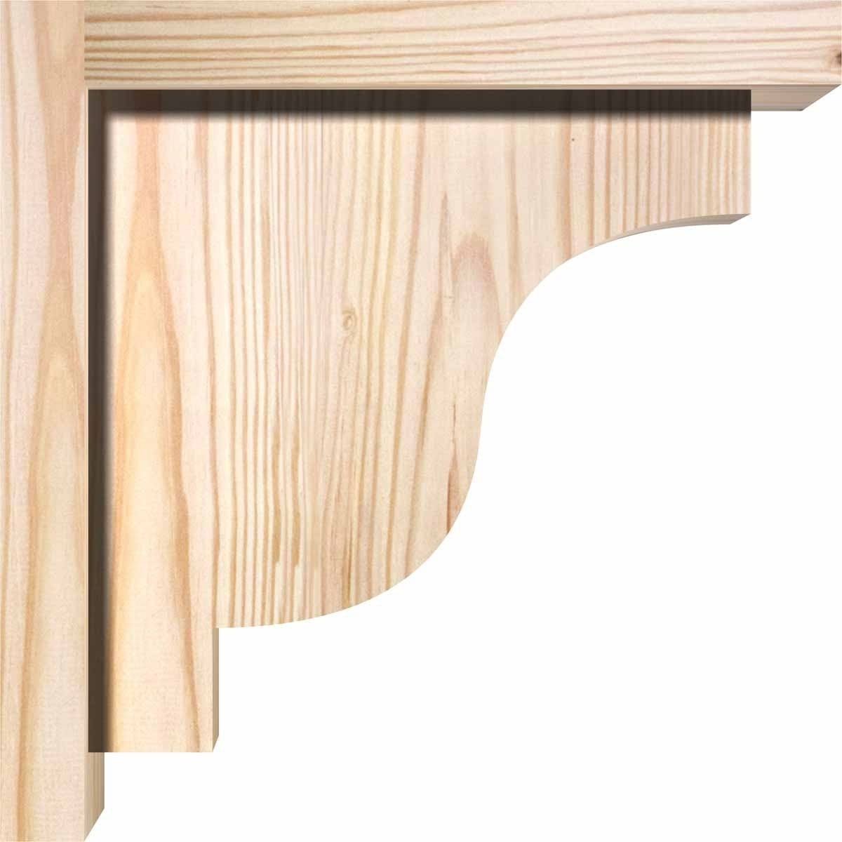 Newport Smooth Corbel with Backplate, Douglas Fir C88997