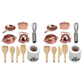 Wooden Kitchen Playset 2 Sets Doll Cooking Rack Q819205