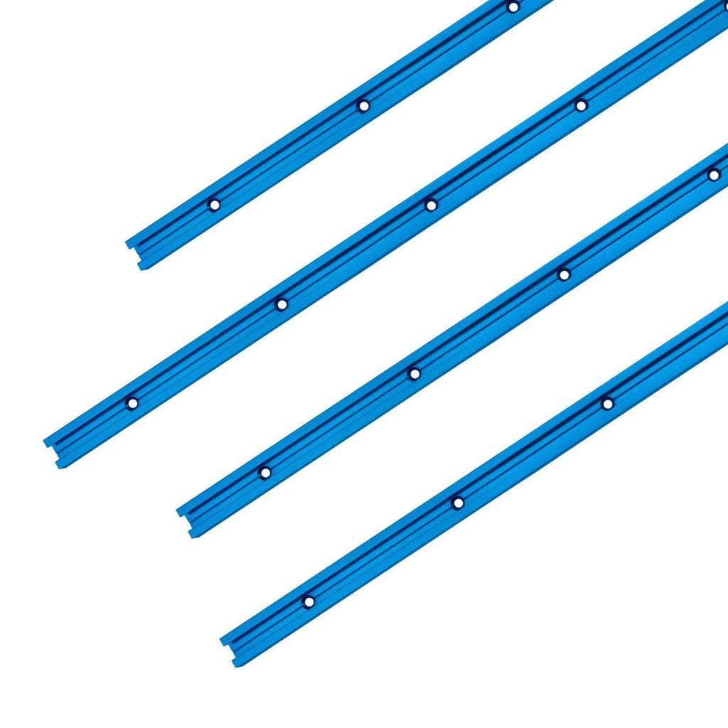 48 in. Double-Cut Profile Universal T-Track with Predrilled Mounting Holes (4-Pack) A99891