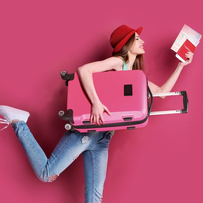 Pink Carry-On Hardcase Spinner T209