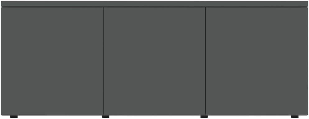 Gray Chipboard TV Cabinet Pack of 2 S228433