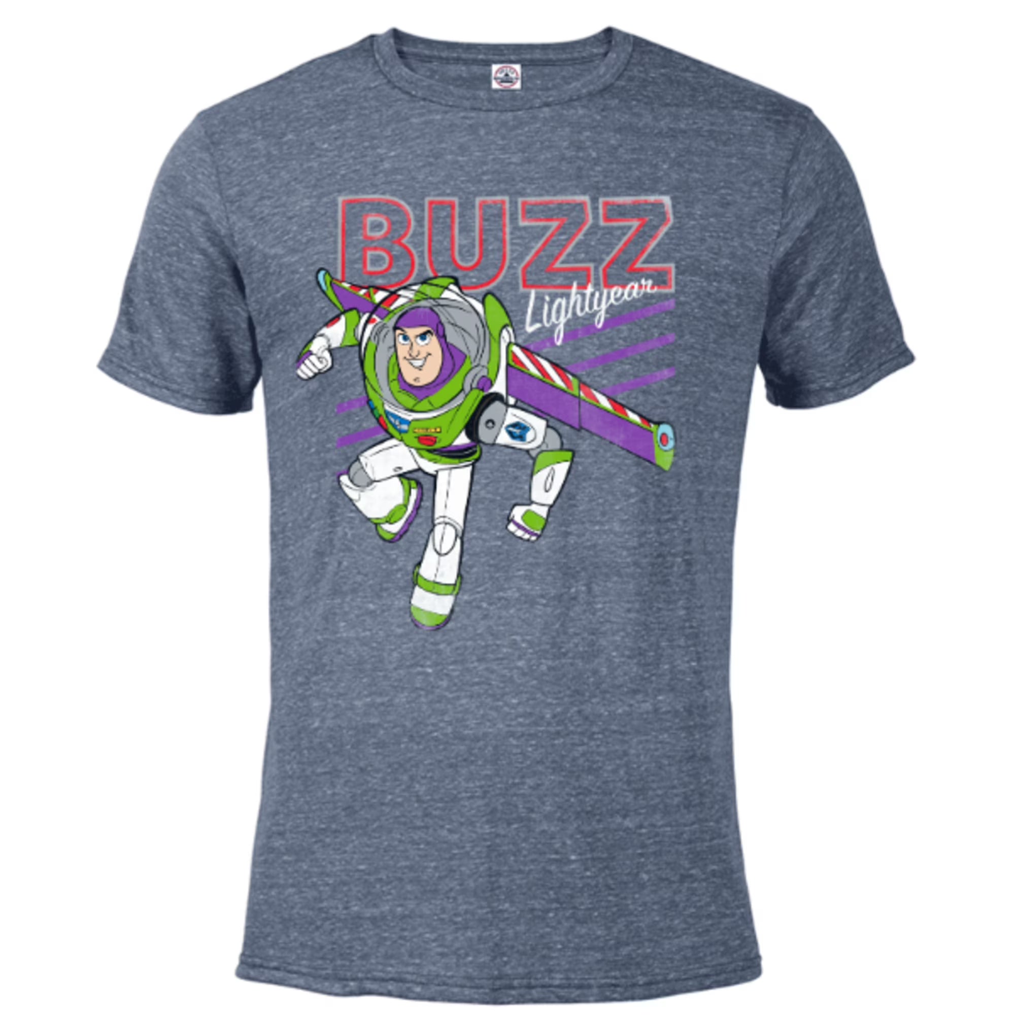 Denim Snow Heather Buzz Lightyear Short Sleeve Blended T-Shirt U5331