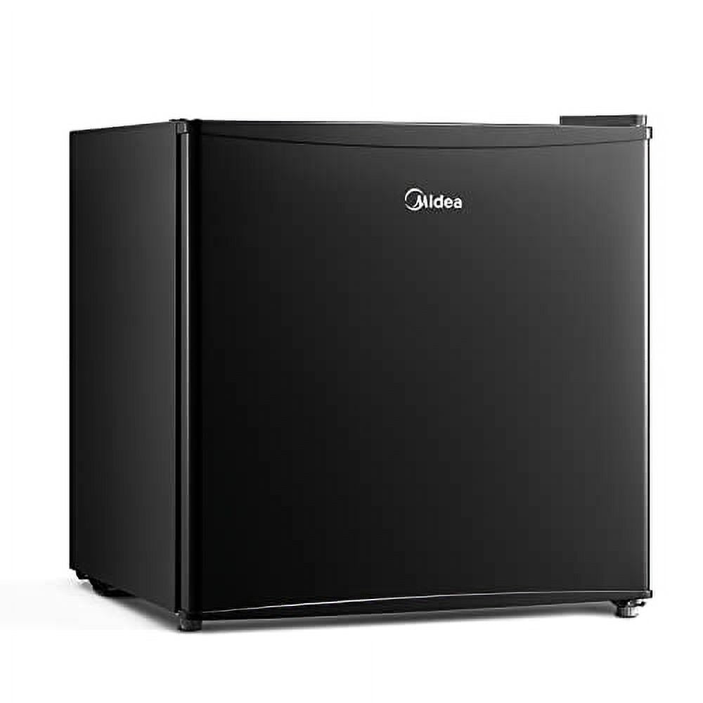Compact Single Door Refrigerator, 1.6 Cubic Feet, Black A102