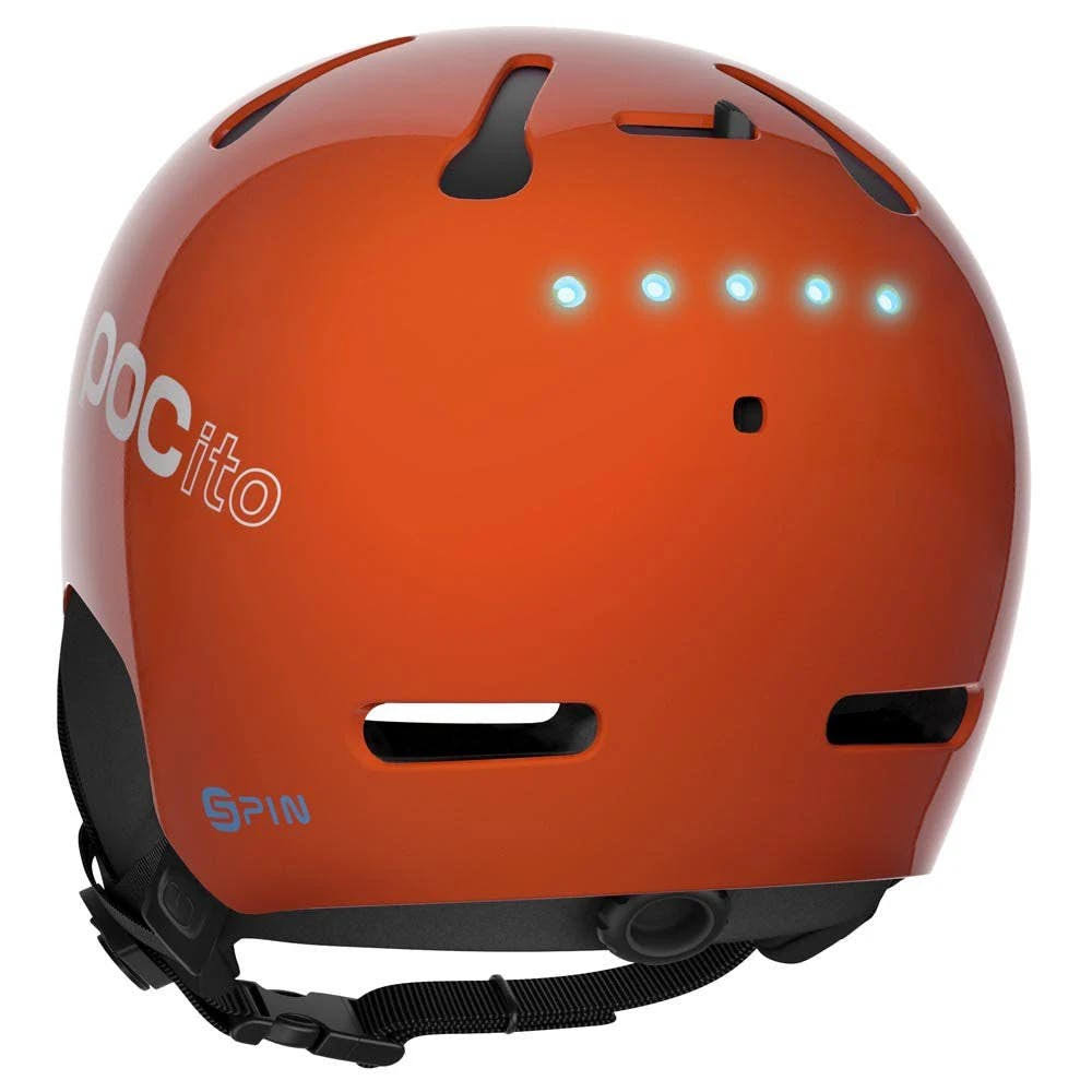 Fluorescent Orange Spin Helmet J3866
