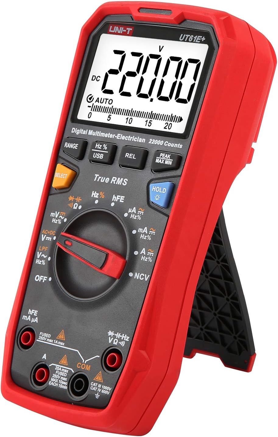 UT61E Plus Digital Multimeter 22000 Counts True RMS 1000V NCV K336032
