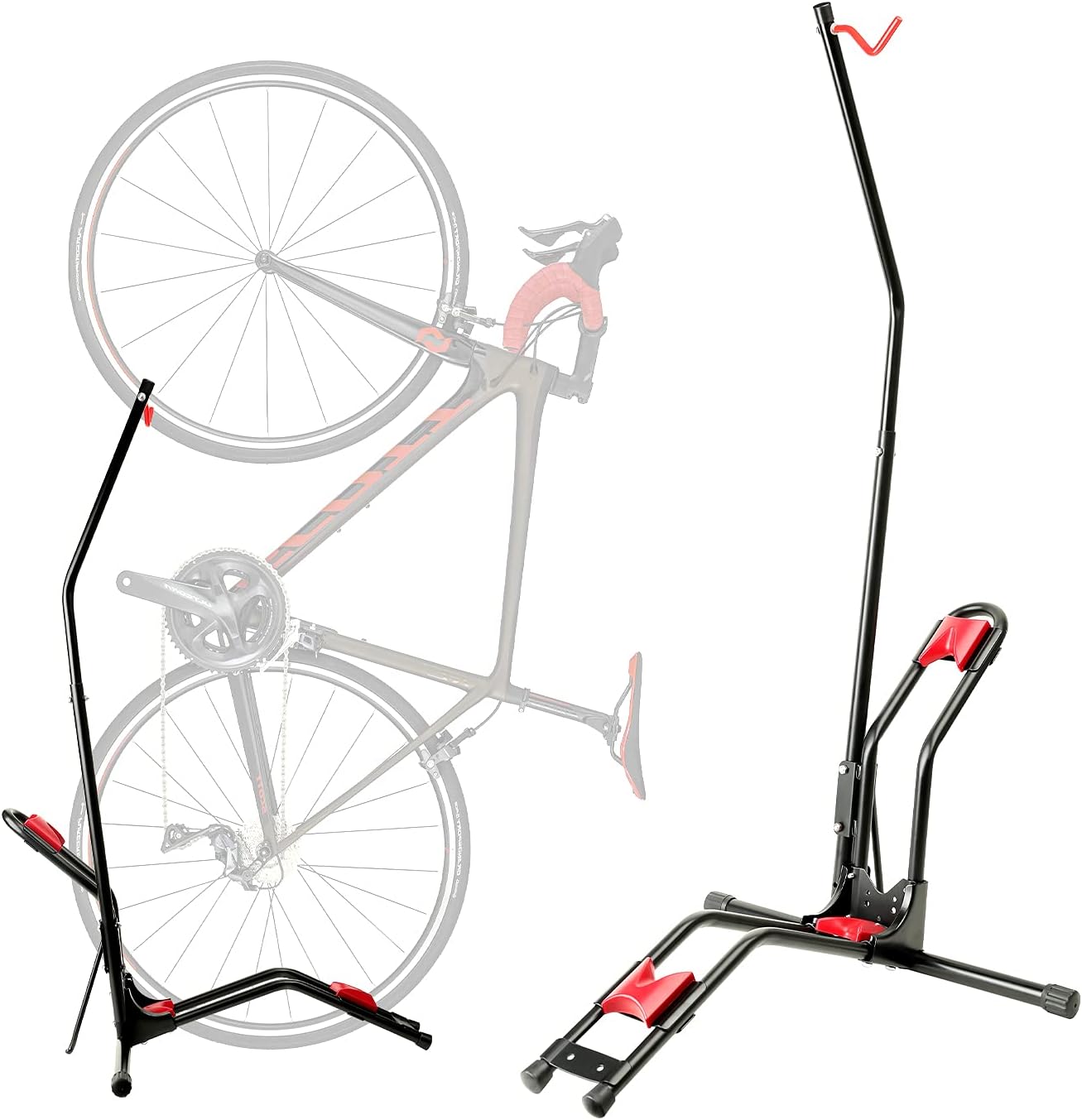 Vertical Bike Rack, Independent Bike Floor Stand, Adjustable Bike Garage Rack Z6722