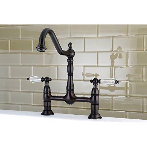 8x22 Centerset Kitchen Faucet, Oil Rubbed Bronze X495