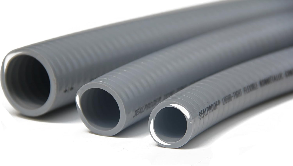 1/2-Inch Flexible Nonmetallic Liquid-Tight Electrical Conduit Type B, 25 Feet, Pack of 2 B963