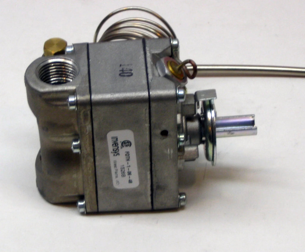 Gas Thermostat, 1/2 in Pipe, 300 to 650 F J20647