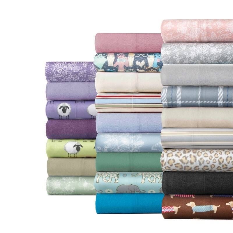 Micro Flannel Printed Sheet Set California King S835