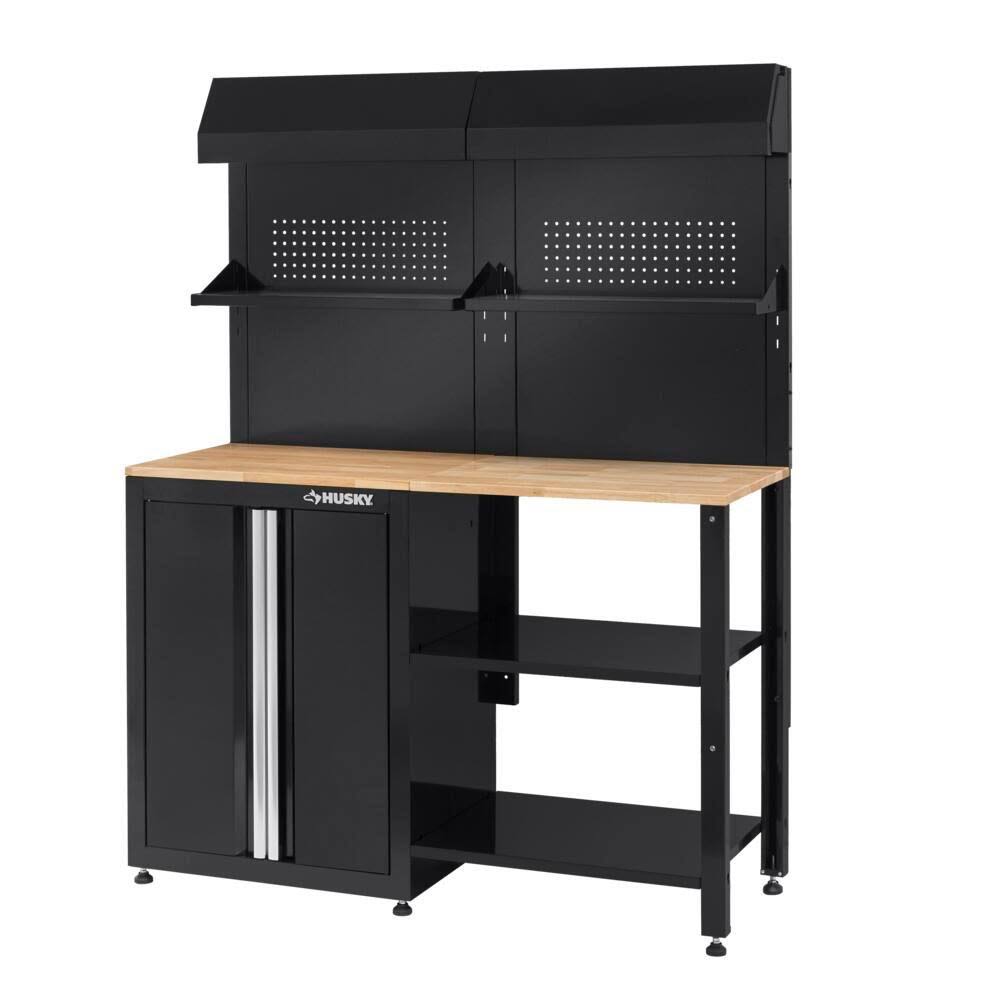Black Steel Garage Cabinet Set (6-Piece) V480054