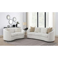 Latte Fabric Upholstered 2-piece Living Room Set D932