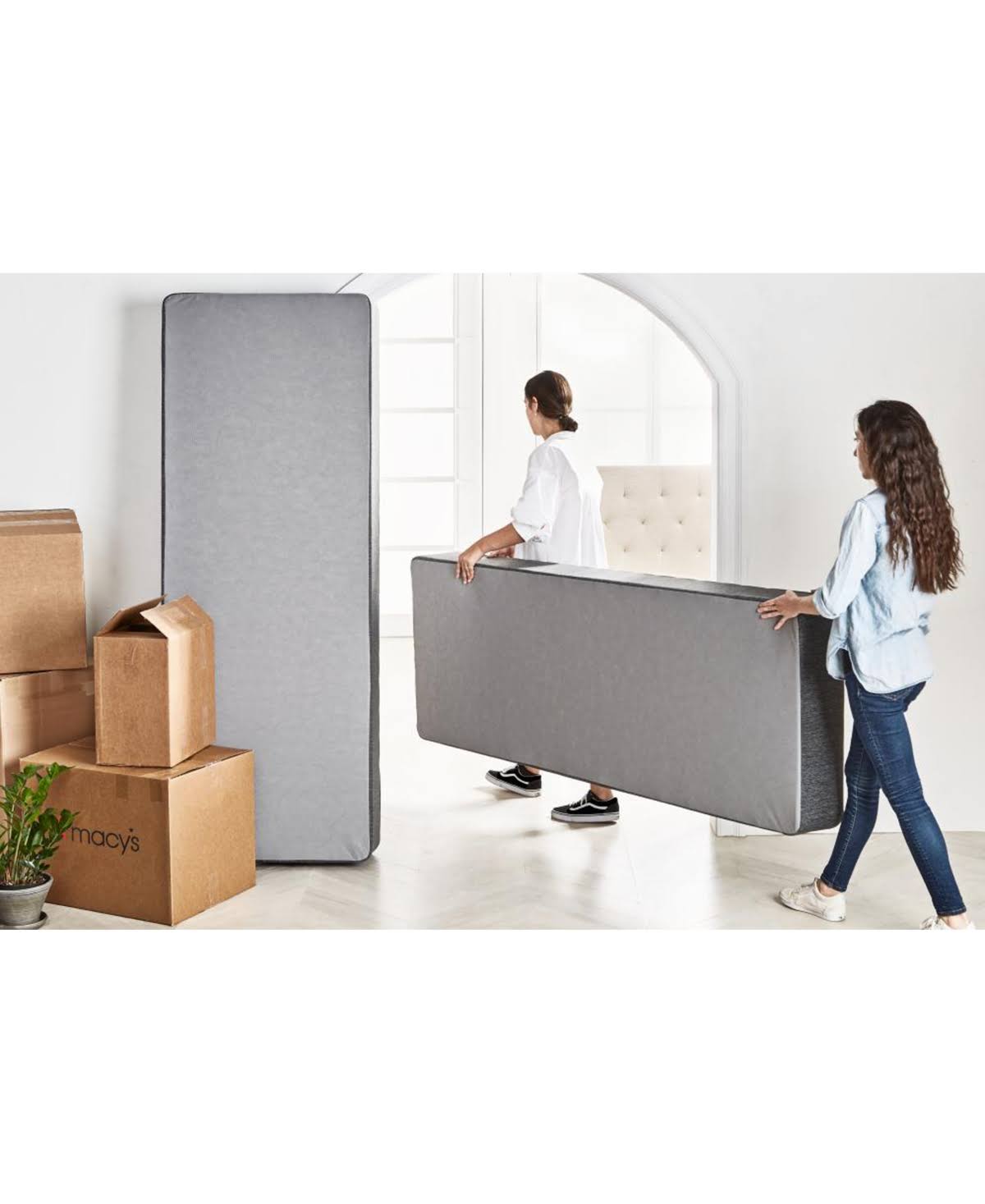 Gray King Size Mattress Foundation I29939
