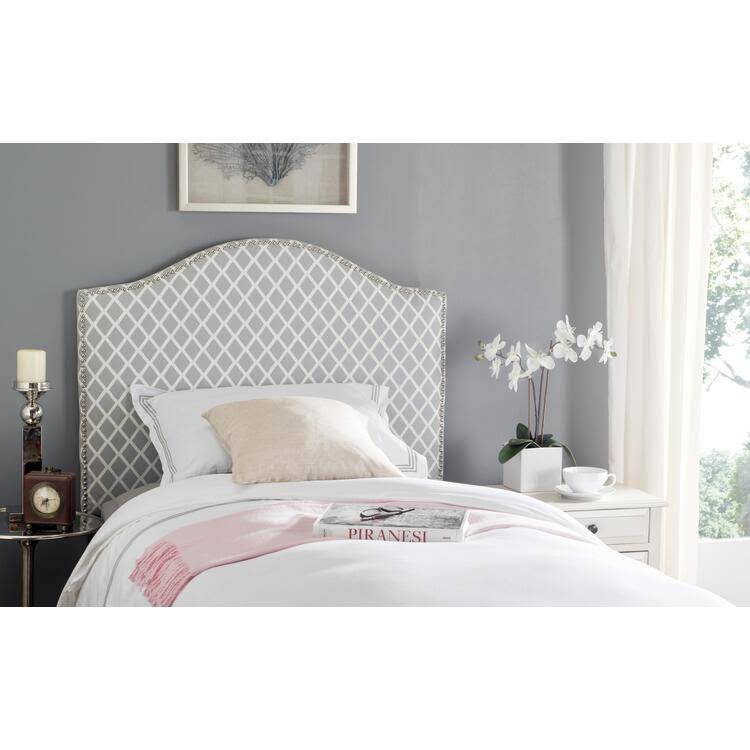 Silver Nail Head Full Headboard Y980279