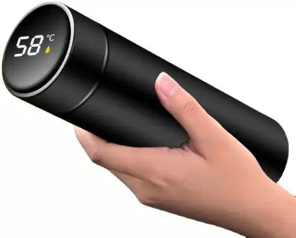 Black Steel 500 ml Water Bottle C286