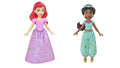 Bundle of 2 Disney Princess 3.5-inch Small Doll - Ariel & Jasmine A33123