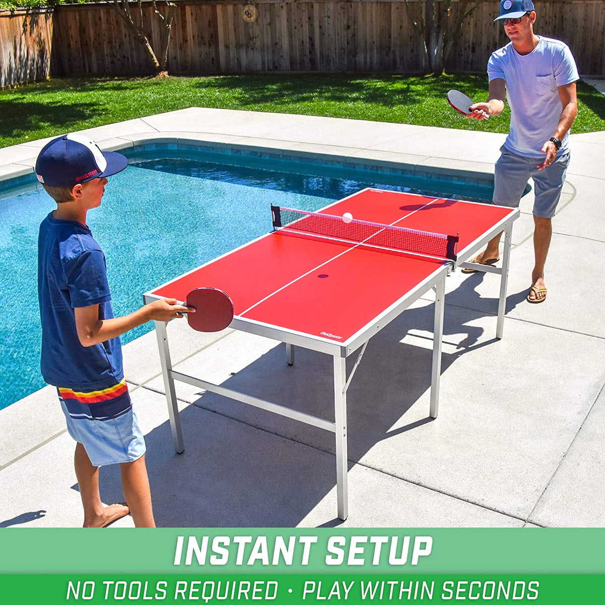 Mid Size Table Tennis Ping Pong Game Set U55318