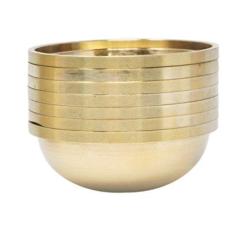 Set of 7 Copper Brass Offering Bowls G318
