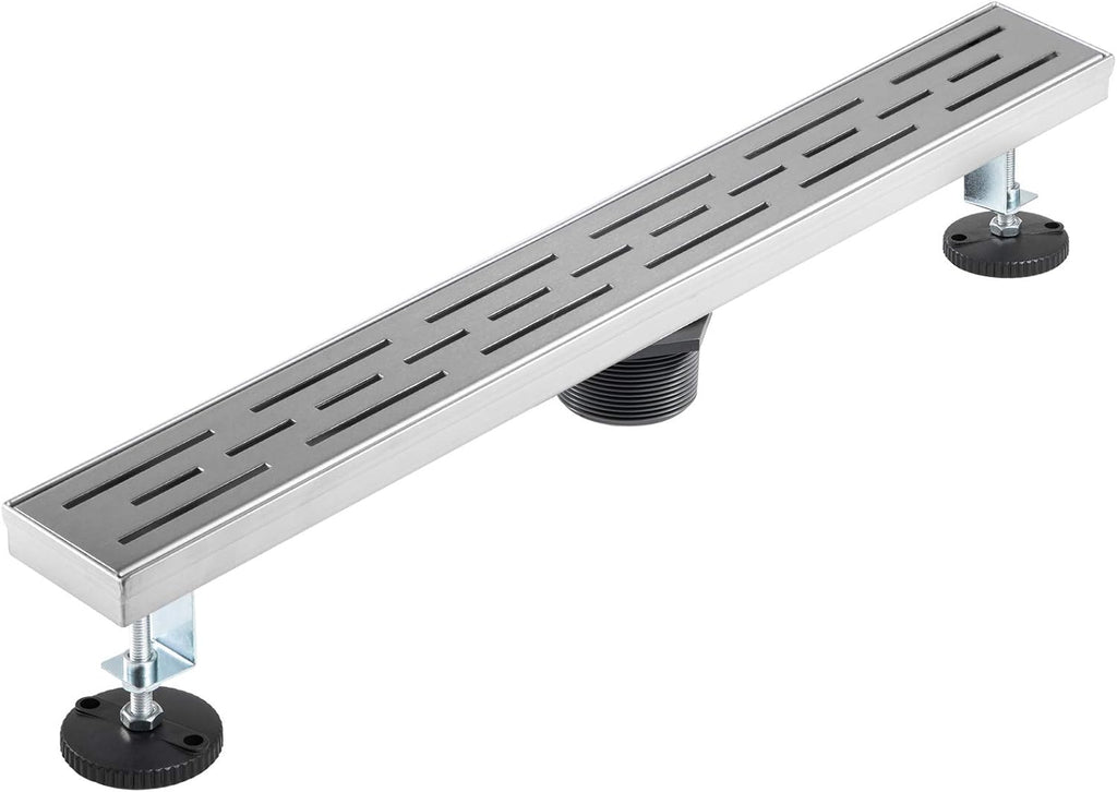 304 Stainless Steel 24x2.75in Linear Shower Floor Drain, Pack of 2 N61227