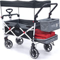 Teal Collapsible Folding Wagon Stroller Cart Q85734