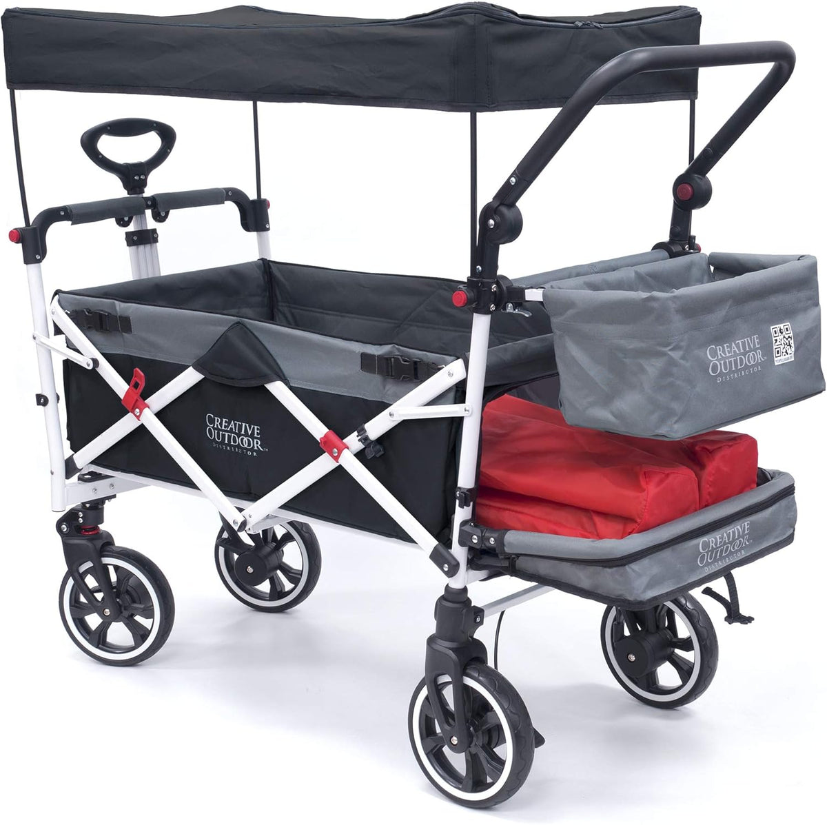 Teal Collapsible Folding Wagon Stroller Cart Q85734