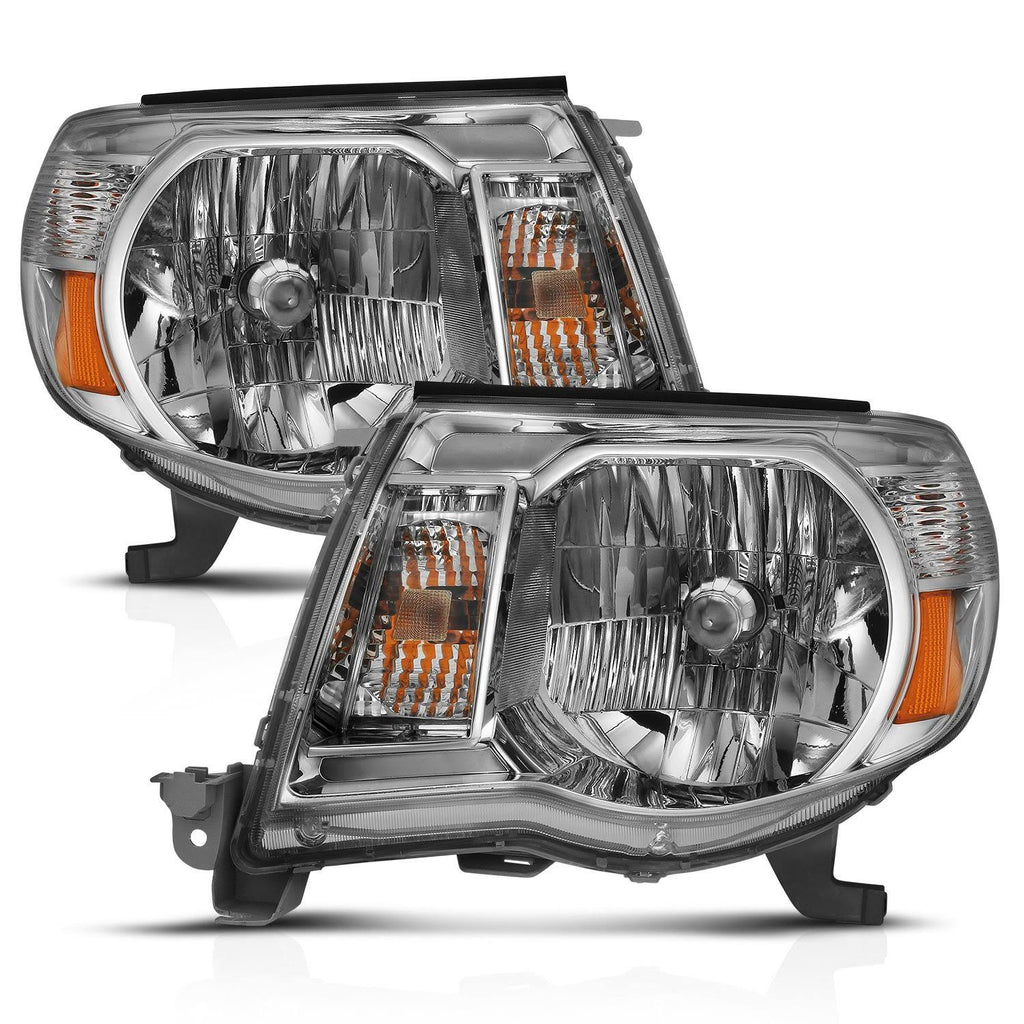 Crystal Headlight Chrome Amber Y23200