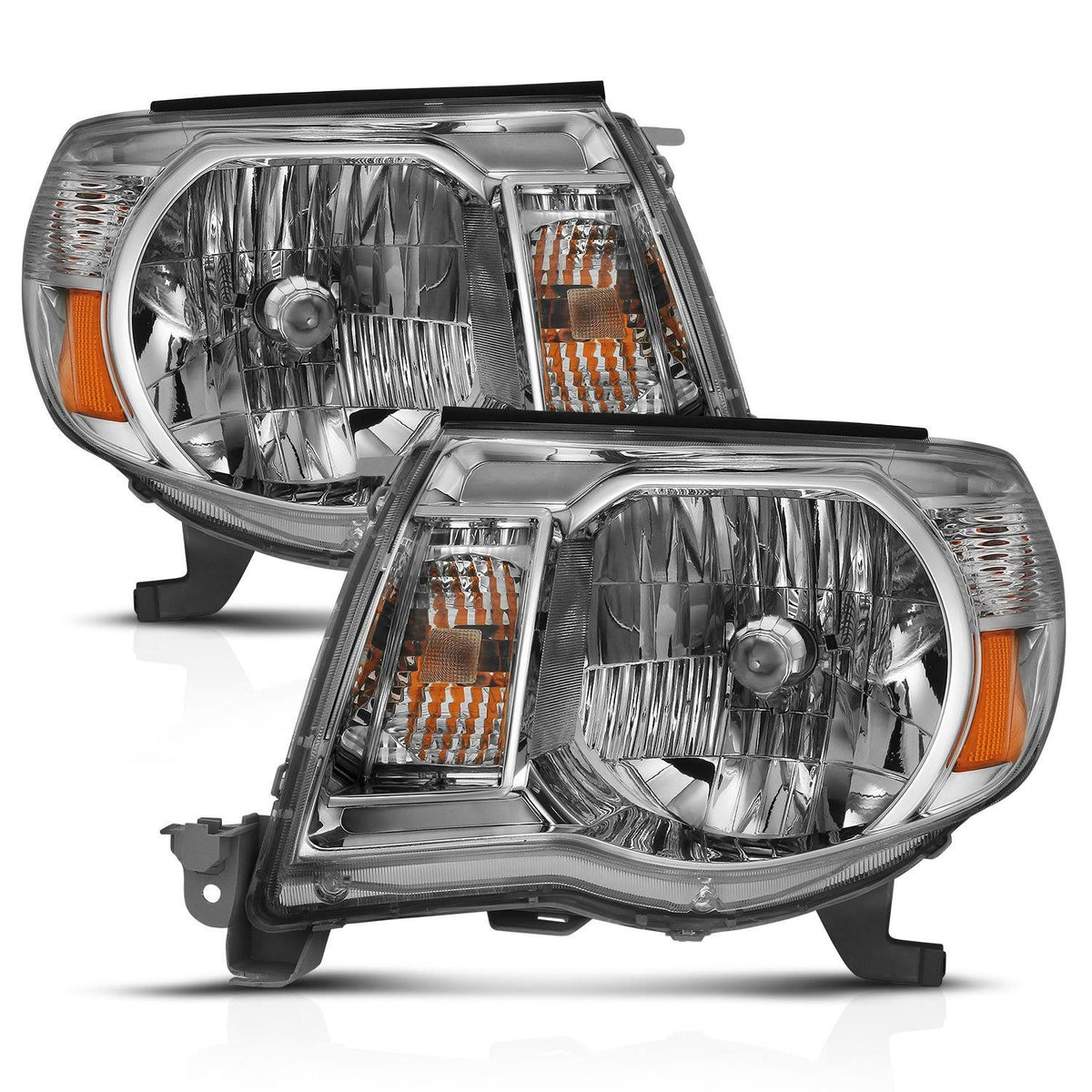 Crystal Headlight Chrome Amber Y23200