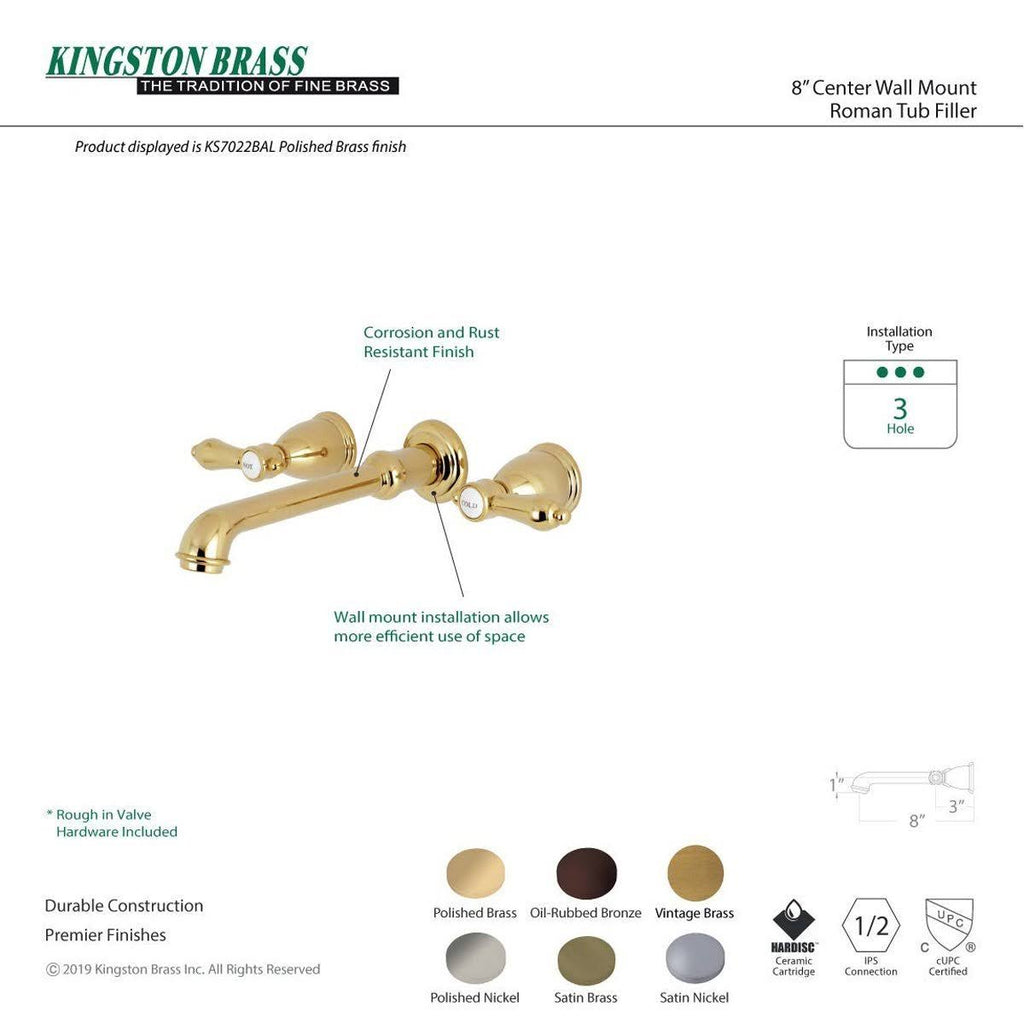Antique Brass Roman Tub Filler T882918