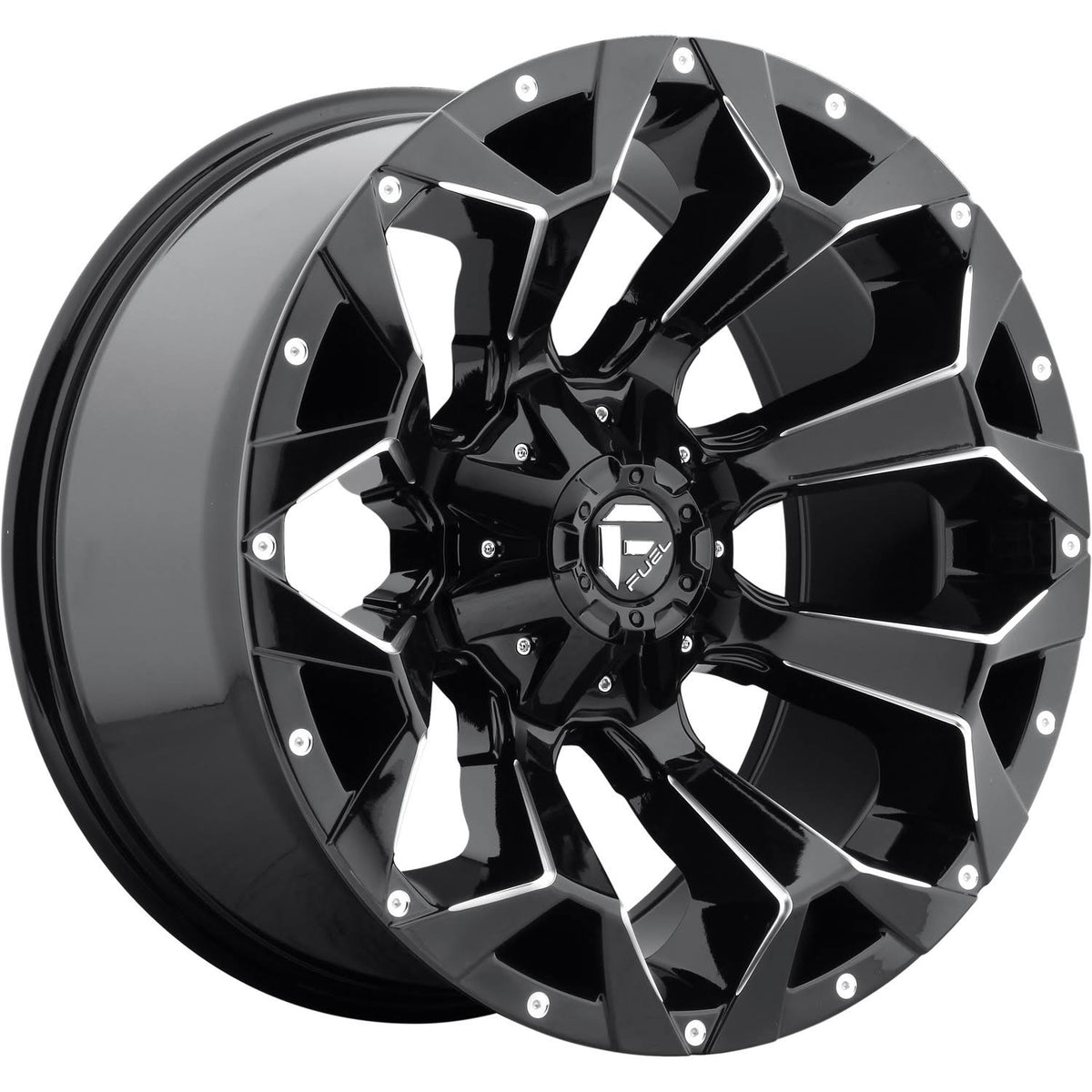 Gloss Black Milled Wheel T898