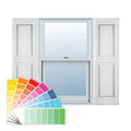 12 inch x 80 inch Vinyl Double Panel Shutters L83986