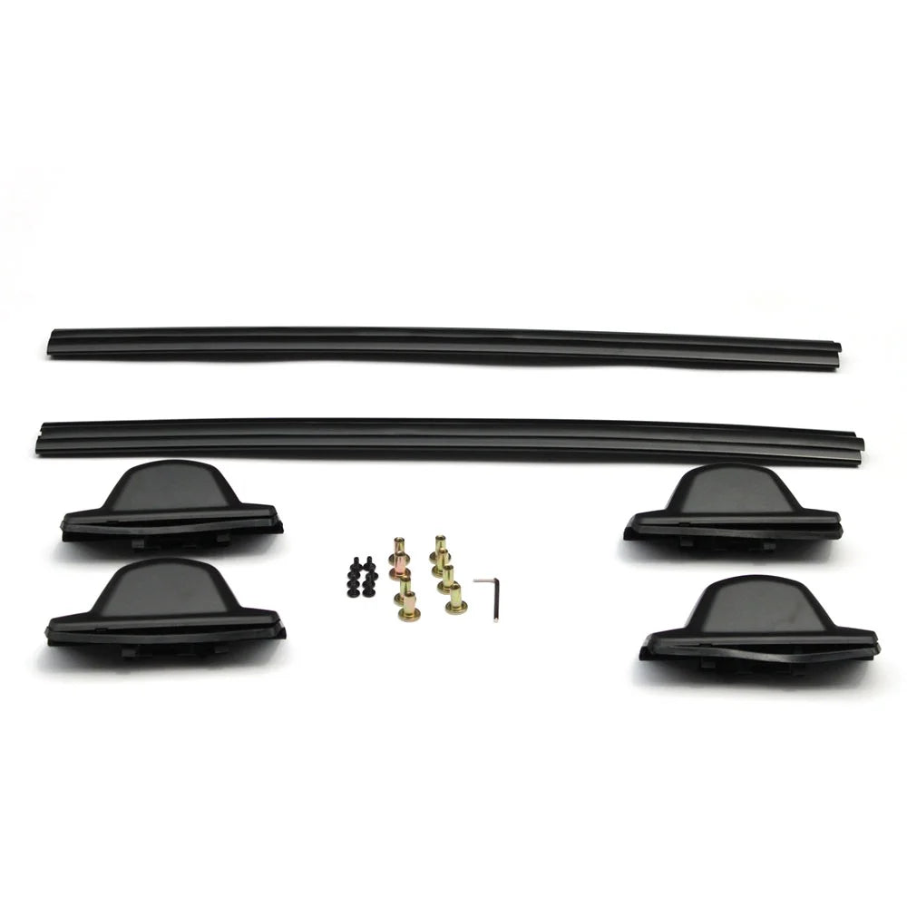 2pcs Aluminum Roof Racks Black R34753