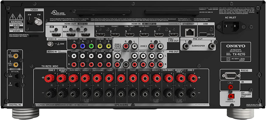 7.2.4ch AV Receiver with Dirac Live Q444661