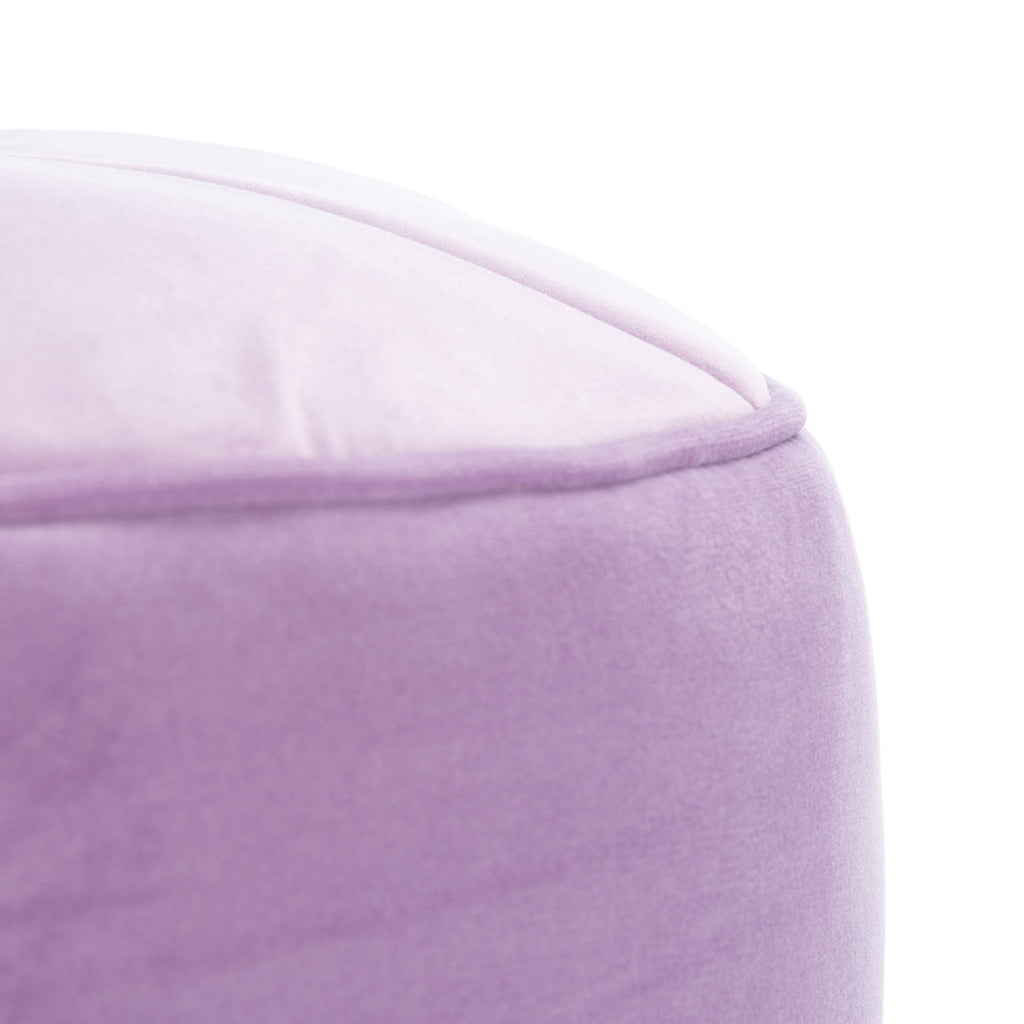 Lilac Cylinder Ottoman J928