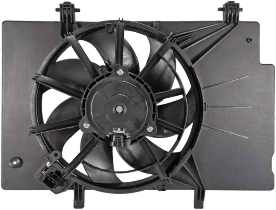 Replacement Engine Radiator Cooling Fan Assembly for Ford Fiesta L4 1.6L 2011-2019 Pack of 2 J307494