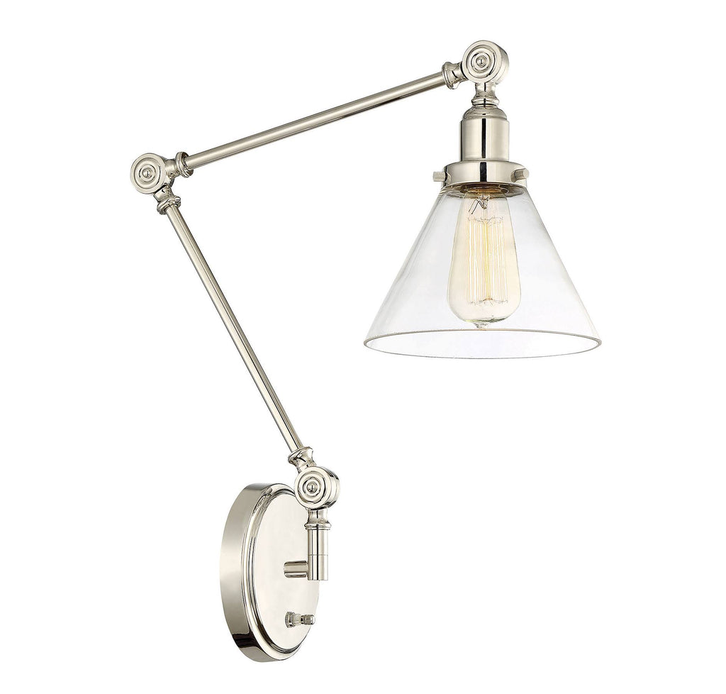 Polished Nickel Adjustable Sconce T740831