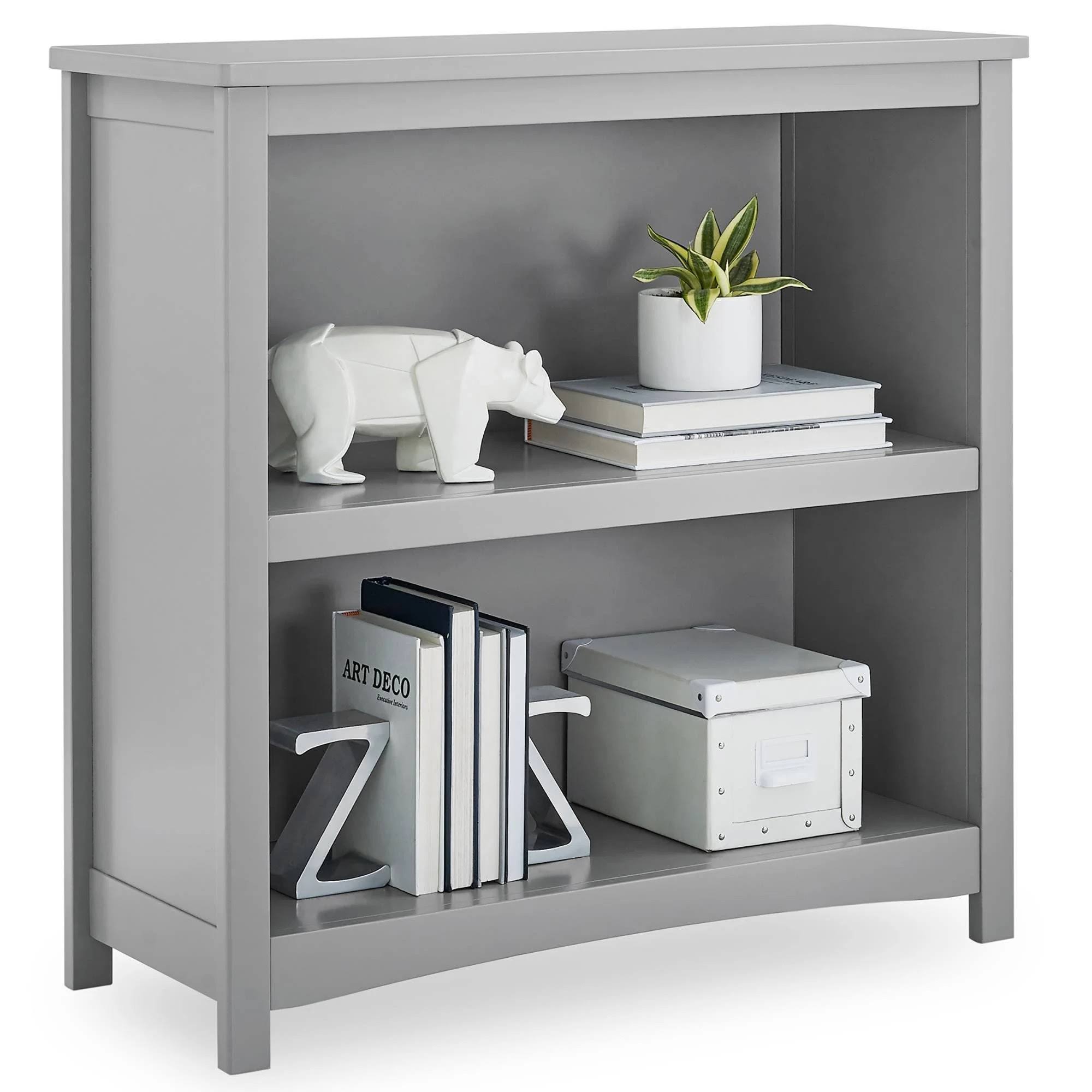 Grey 2-Shelf Bookcase N18555