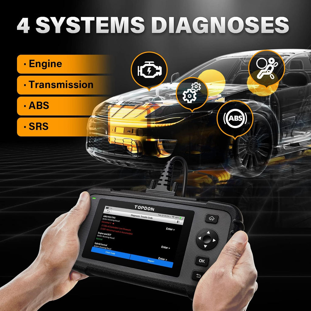 OBD2 Scanner with 5.0" Touchscreen S3402