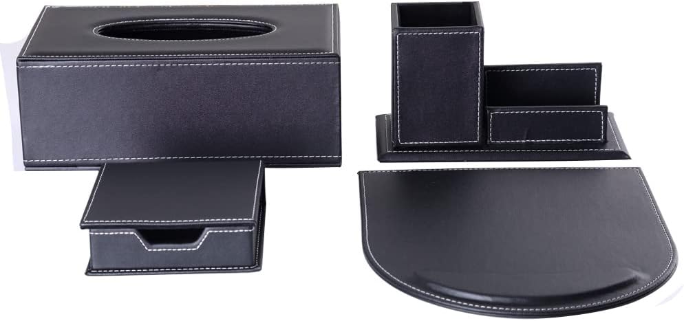 PU Leather Desktop Organizer Supplies Set C752645