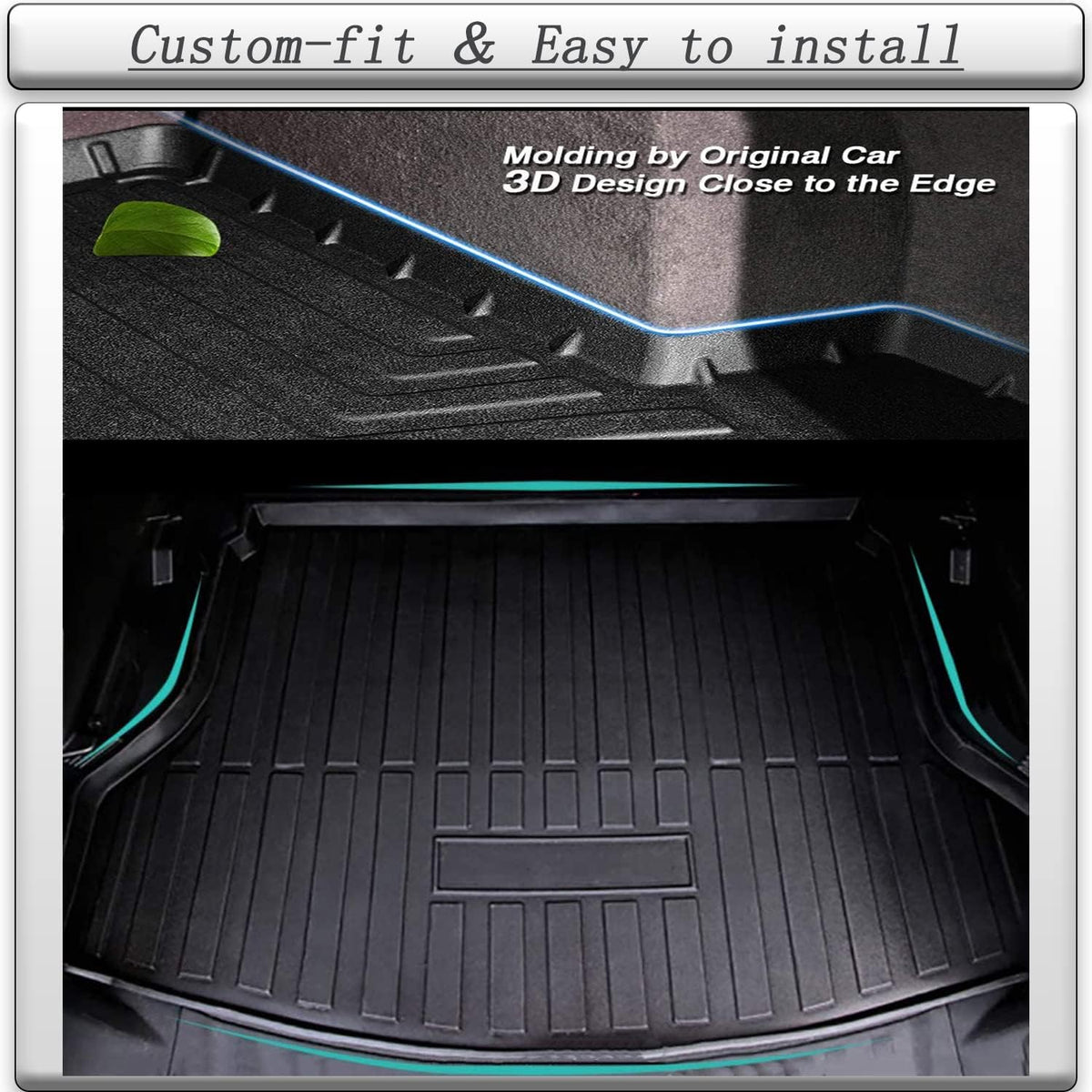 Black TPO Cargo Liners Pack of 2 C578180