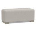Gray Wash Upholstered Dining Bench S4724