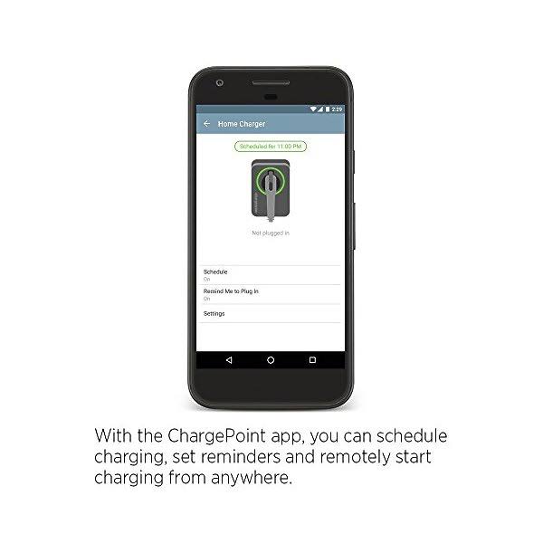 ChargePoint Home WiFi Enabled Electric Vehicle EV Charger - Level 2 EVSE 240 Volt 32 Amp Electric Car Charger UL Listed Energy D6939