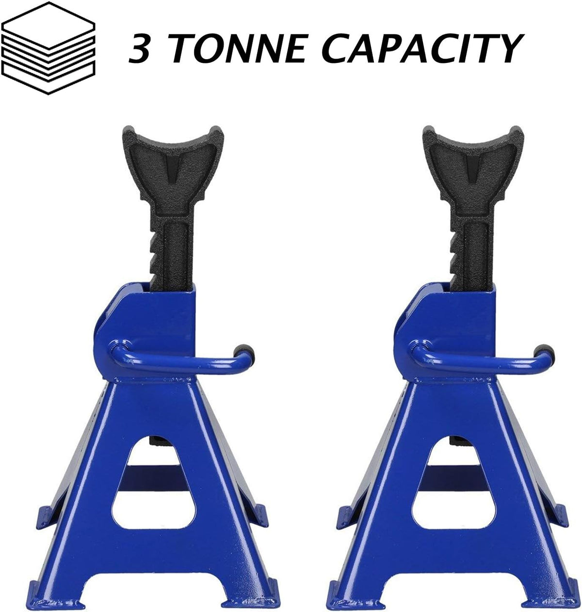 Jack Stands Set of 4PCS, Heavy Duty Steel Adjustable Height 6 Ton R510508