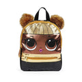 Gold Mini Backpack Purse 10 inch F376