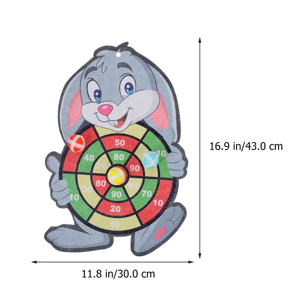 2 Sets Dart Board Game with Sticky Balls A51542