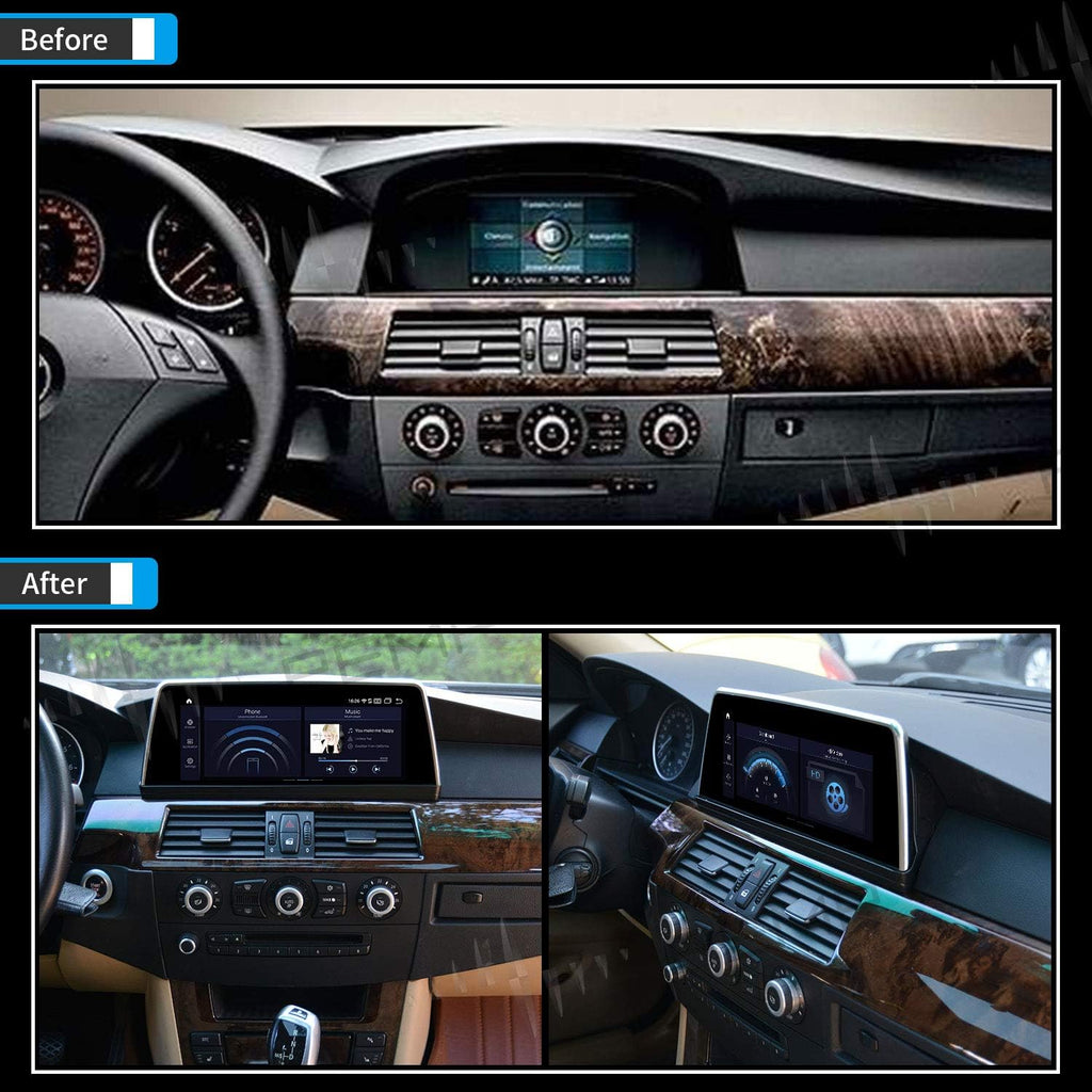 10.25 Android 10 8 Core 4G 64GB Carplay Screen for BMW E60 E61 CCC V367