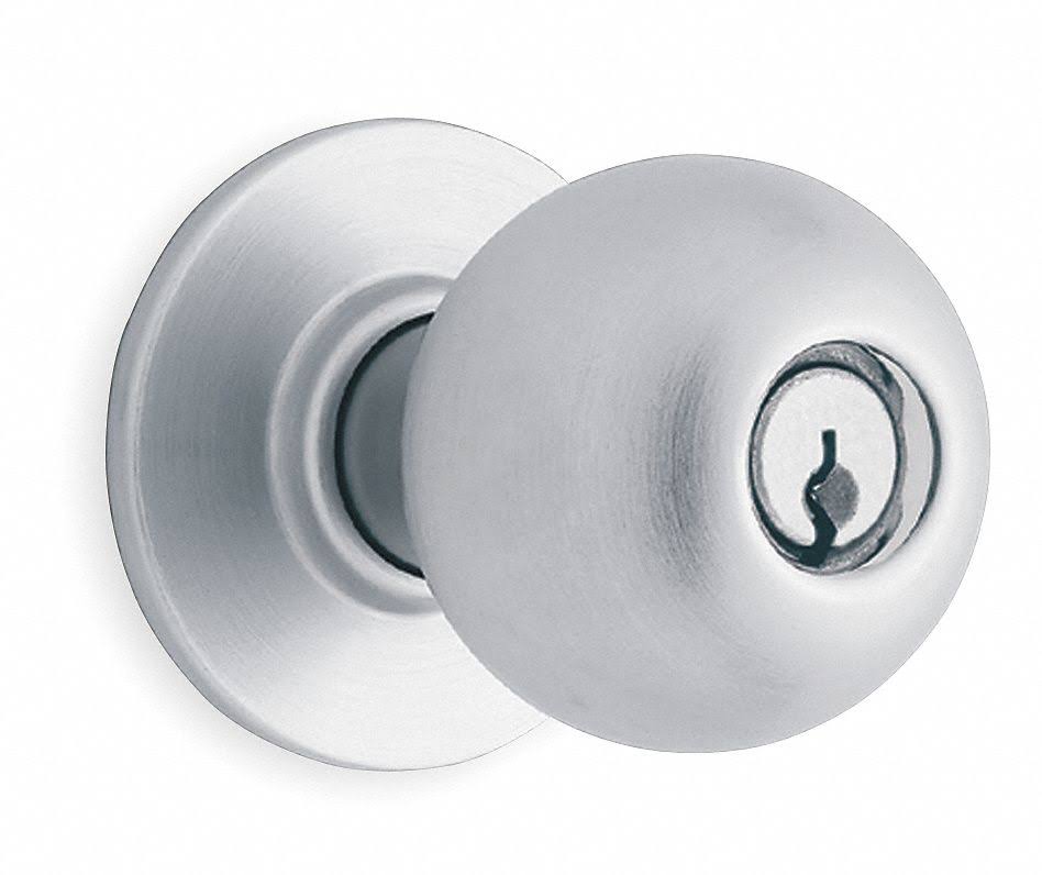 Knob Lockset, Mechanical, Classroom, Grd.1, Orb 626 N983