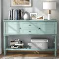 Light Green Console Table with 2 Drawers and 2 Cabinets G873136