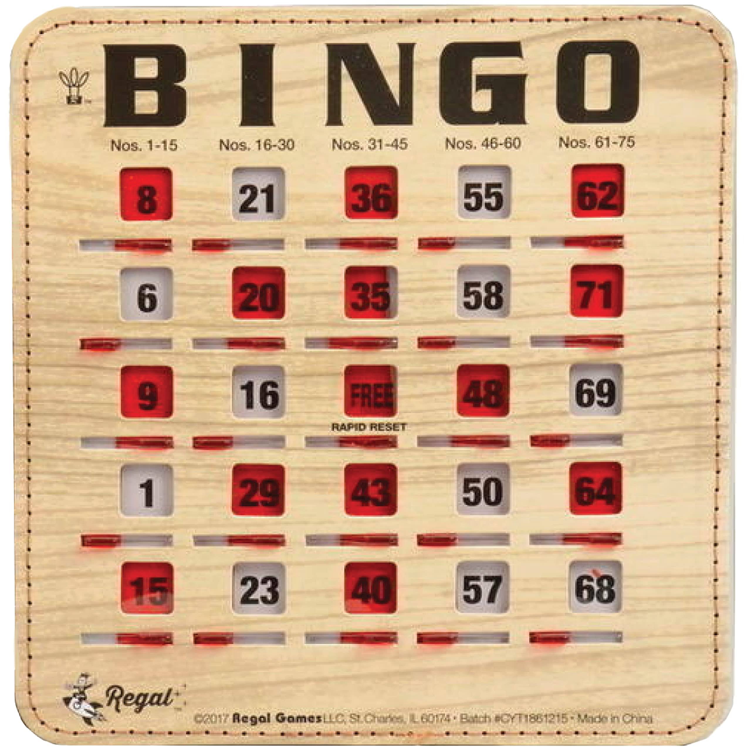 50 Pack Extra Thick Stitched Bingo Cards with Big Tabs N75689